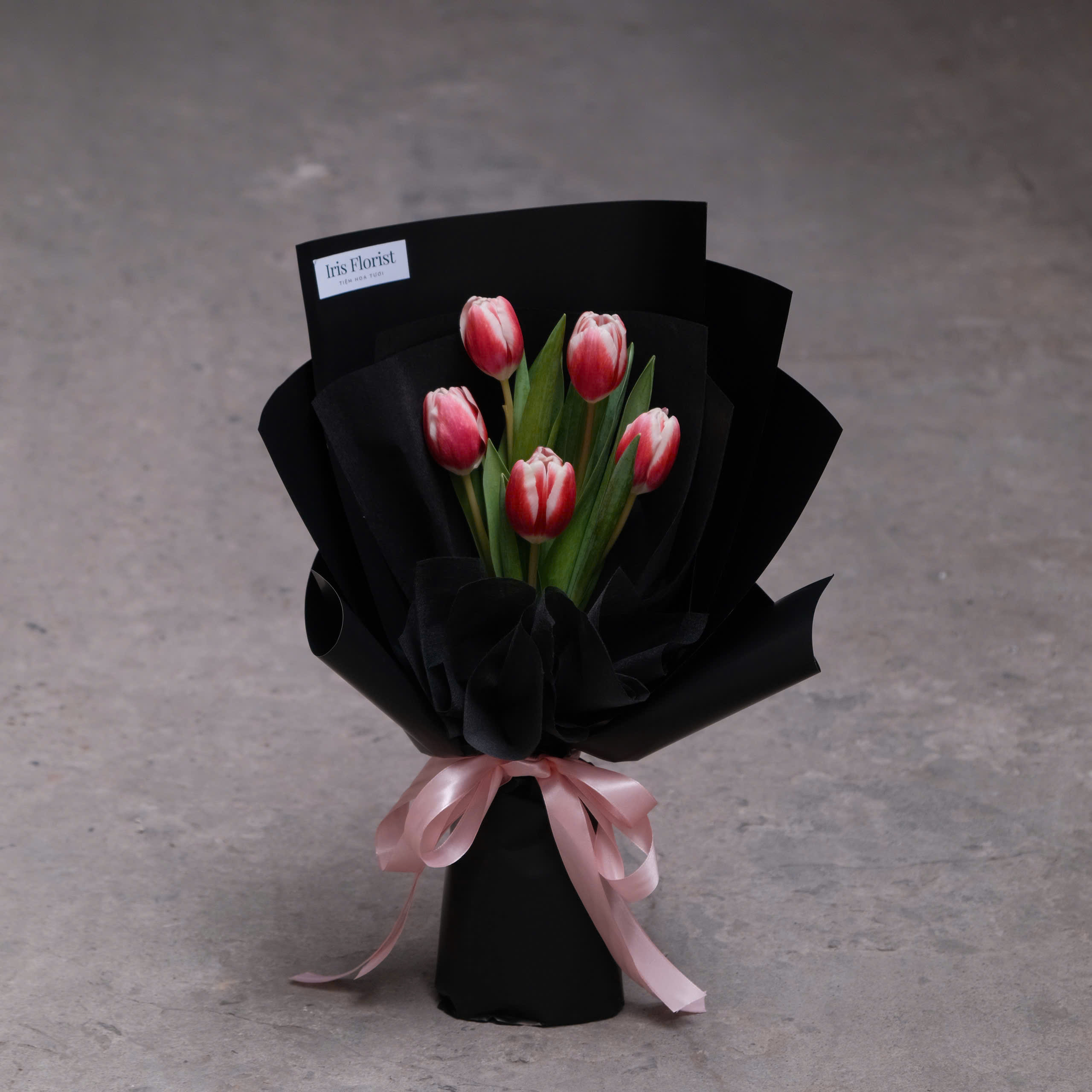 Bó tulip đỏ - 5 Bông