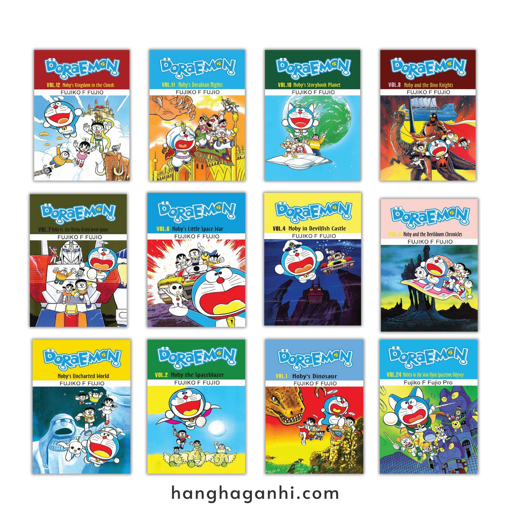 [TIẾNG ANH] - Bộ truyện 24 cuốn Doraemon bản truyện dài