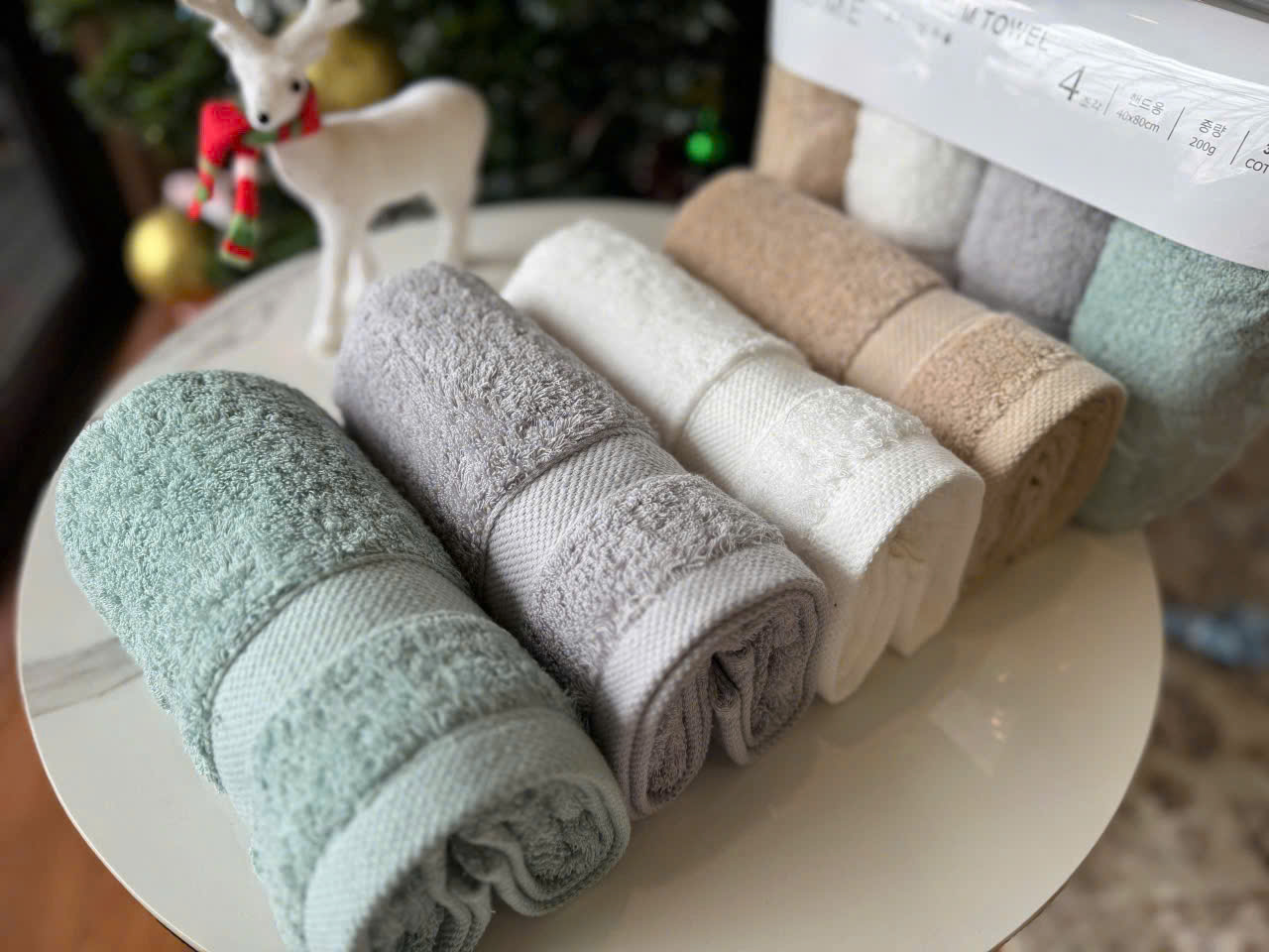 HL321 - Set 4 khăn  ( NGẪU NHIÊN )