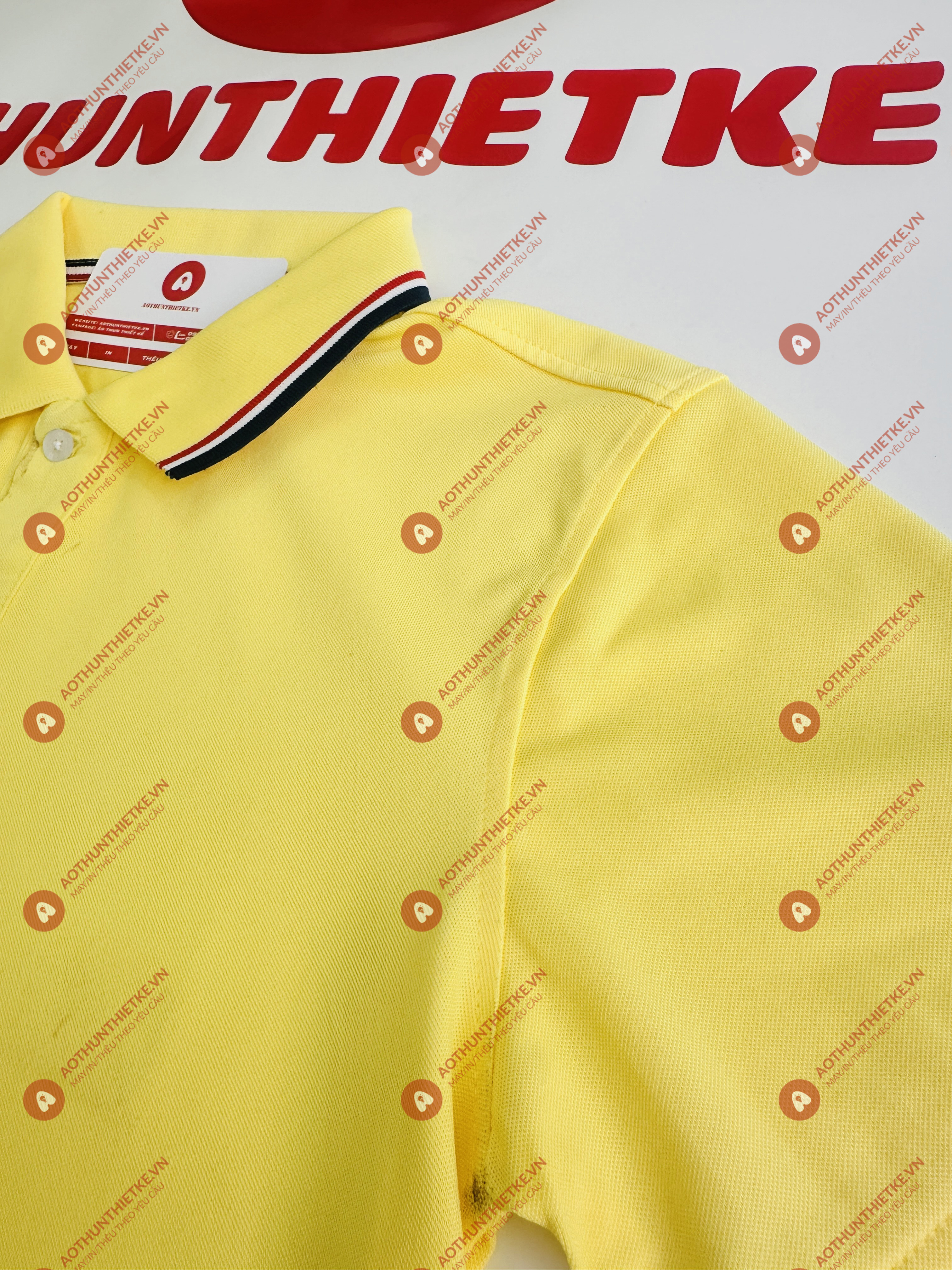 Áo Đồng Phục Polo 3 Sọc Vàng_thumbnail_1