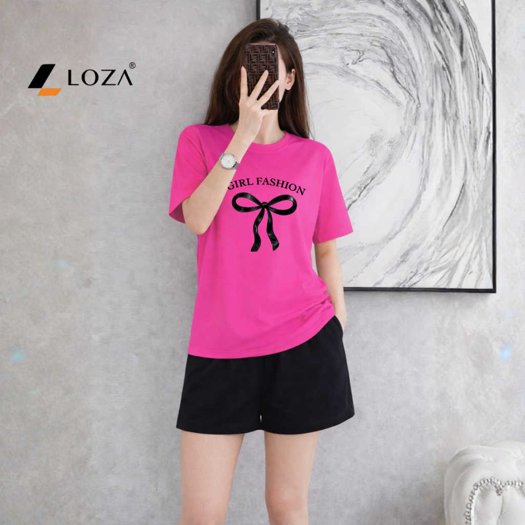 [Form rộng] Set đồ nữ dáng rộng hình nơ 'Girll Fashion'- Loza BP588-1_thumbnail_0