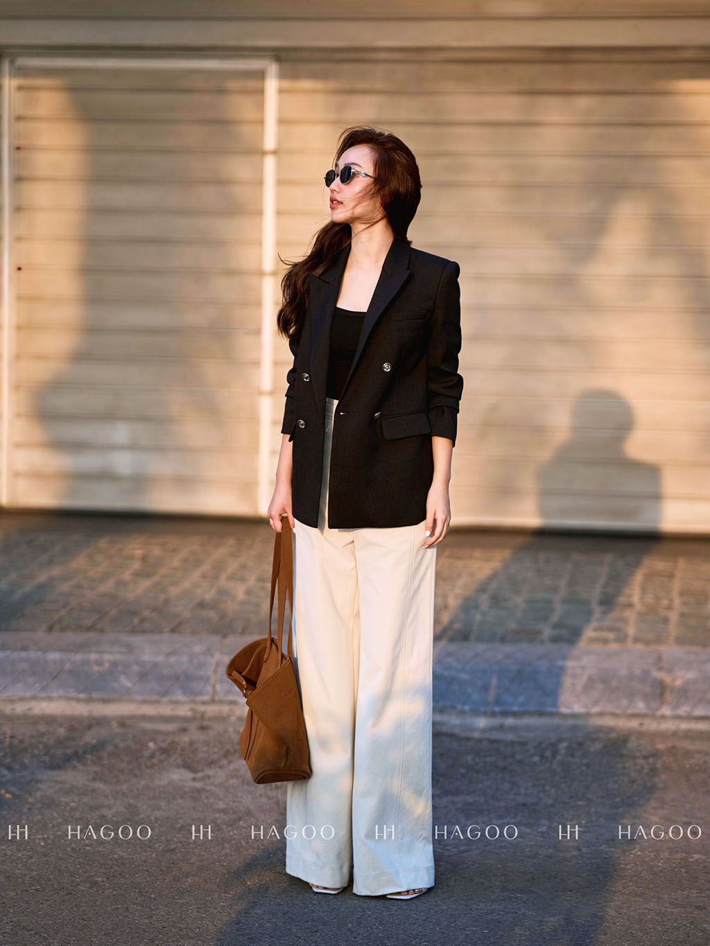 Blazer suông hai hàng khuy HAGOO_thumbnail_18