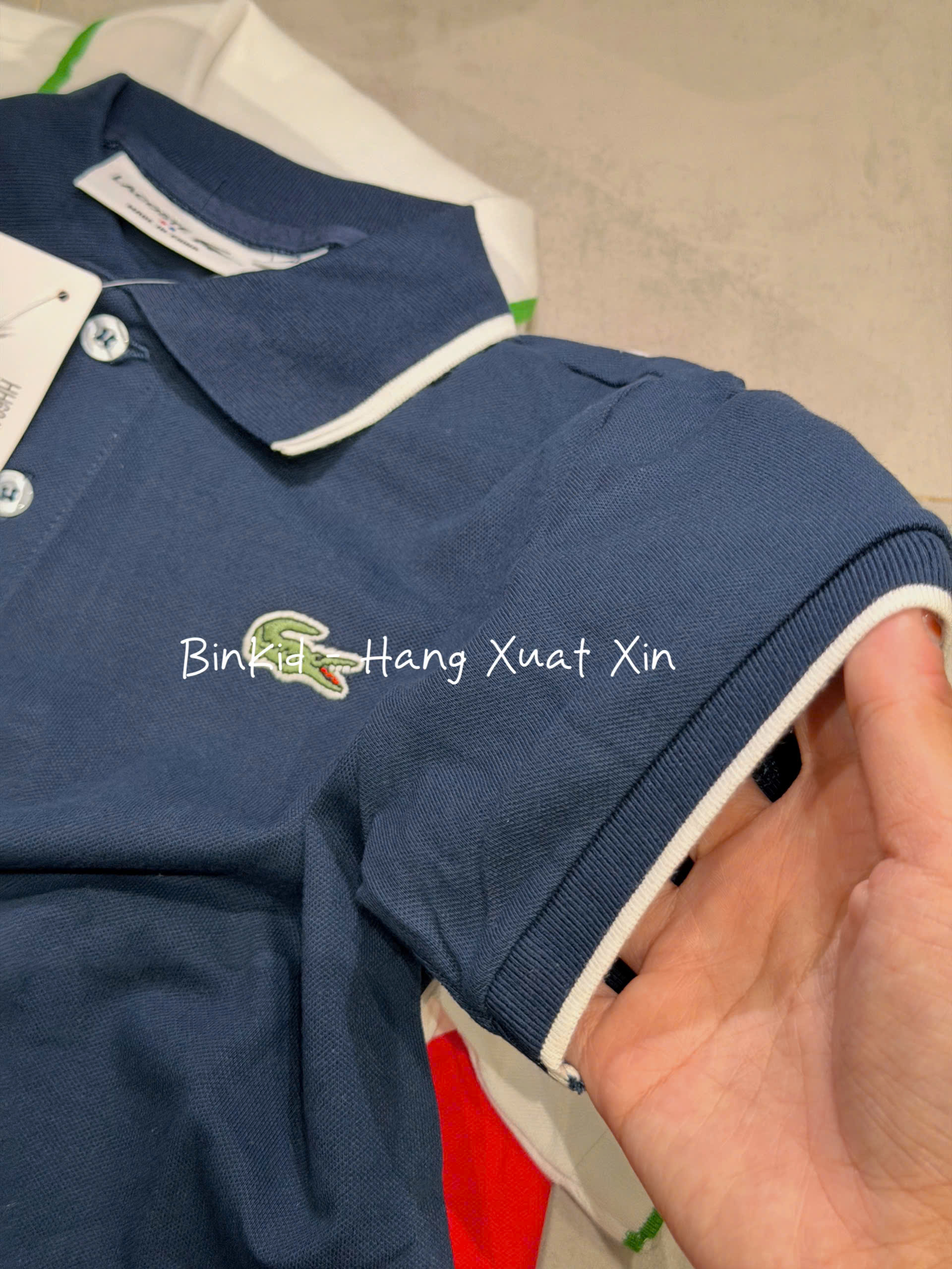 A88 ÁO POLO LACOSTE MÀU NAVY (MUA 2 GIẢM 10K/C)