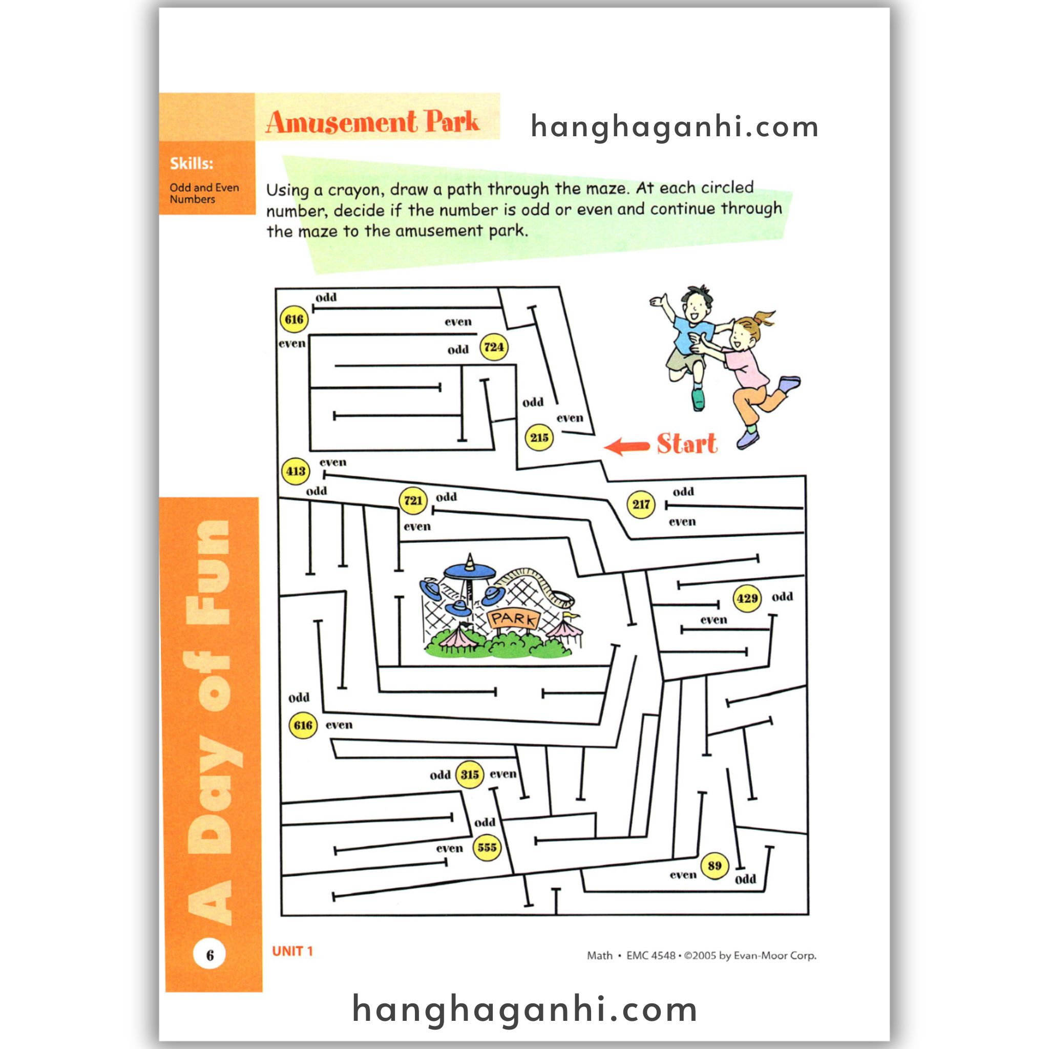 Skill Sharpeners Math Grade 4, Sách Toán Mỹ Evan Moor cho học sinh lớp 4_thumbnail_1