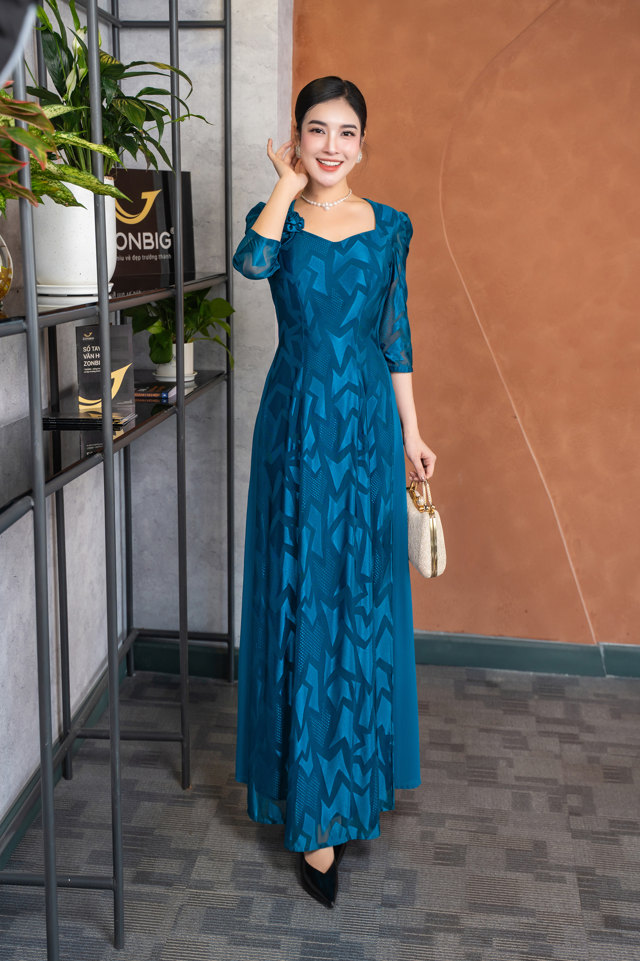 Đầm giả áo dài - Y1920 - Thương hiệu Zonbig_thumbnail_2