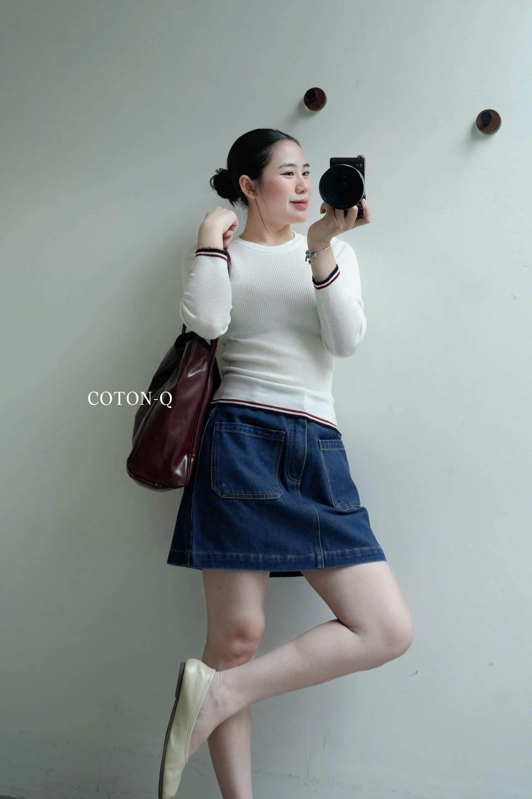 Chân váy ngắn Coton Q jean 2M ( ĐẬM )_thumbnail_12