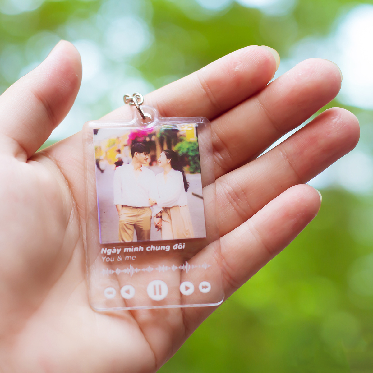 Móc Khóa Gỗ/Mica In Theo Yêu Cầu_thumbnail_3