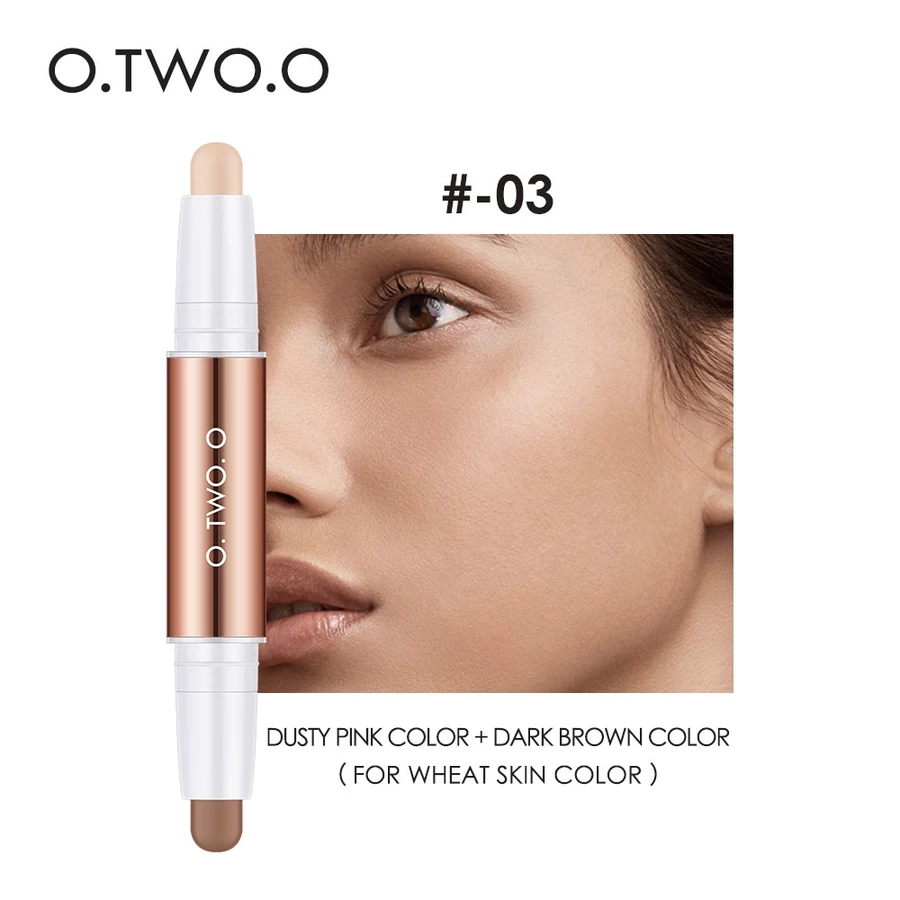 O.TWO.O Highlighter Makeup Shadow Contour Stick Double Head For Brighten Face Cosmetics_thumbnail_10