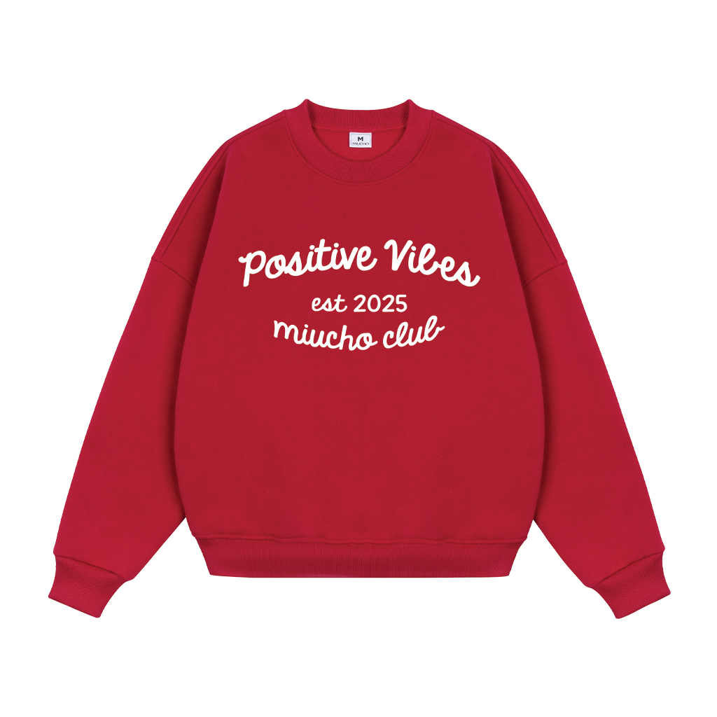 Áo sweater nam form boxy 1930 Miucho cổ tròn vải nỉ bông 350 GSM dày dặn in typography_thumbnail_10