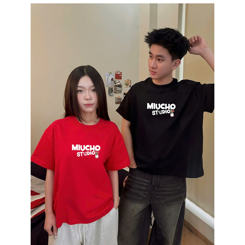 Áo thun Tết boxy nam nữ local brand Miucho Studio vải dày dặn thoáng mát tôn dáng 2981_thumbnail_5