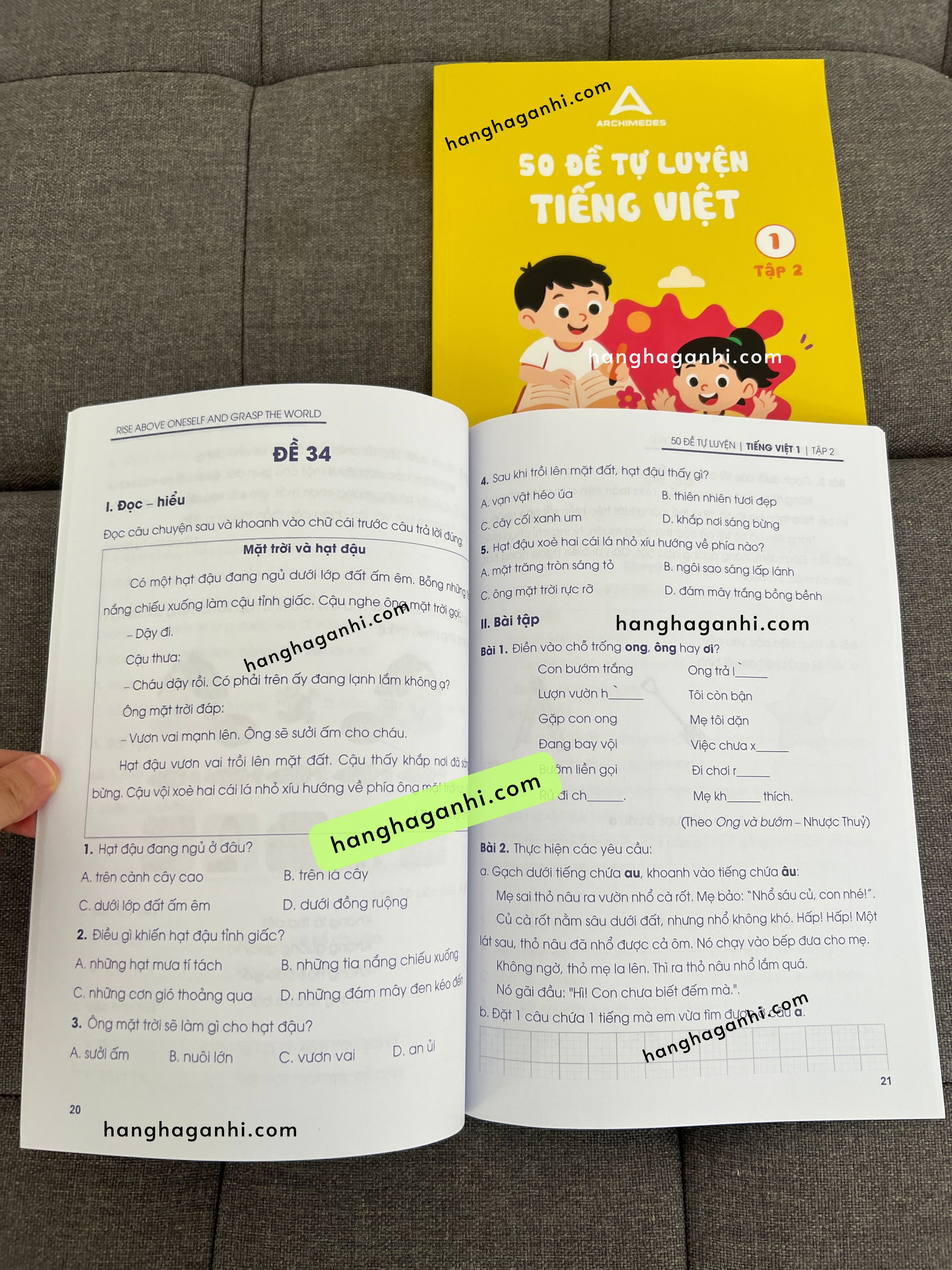 Sách Archimedes 50 đề tự luyện Tiếng Việt lớp 1, bộ 2 cuốn tập 1 và 2_thumbnail_7