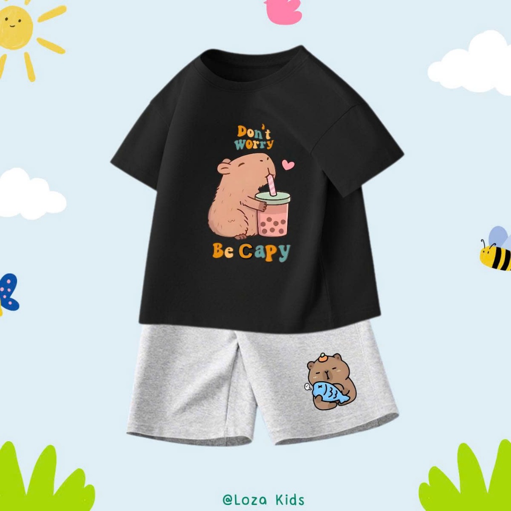 Bộ quần áo bé  trai in hình Capybara - Loza Kids SB114_thumbnail_10