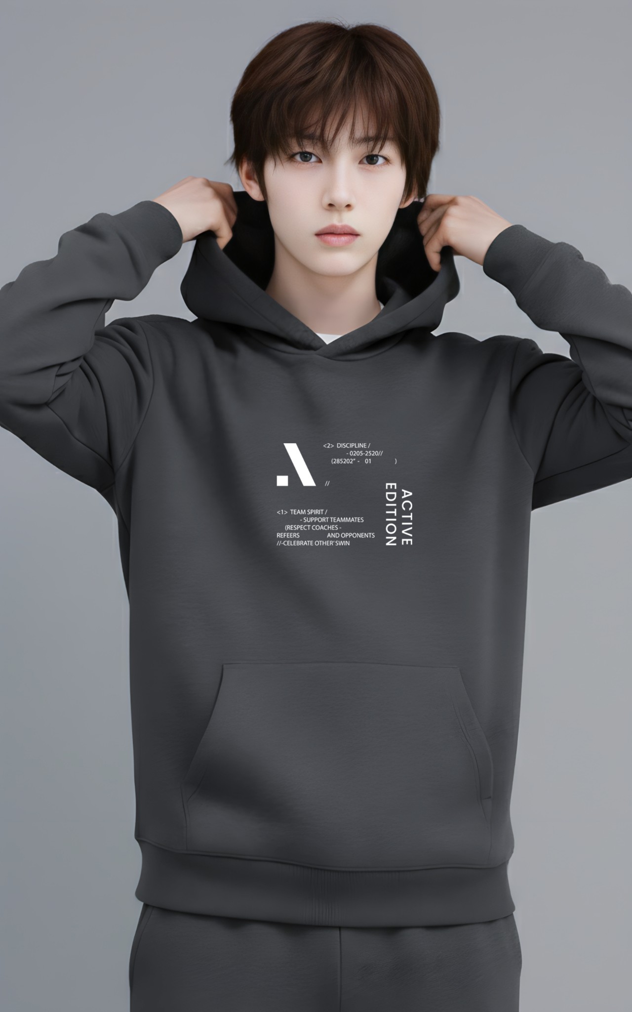 Áo nỉ hoodie màu đen than chì_thumbnail_2