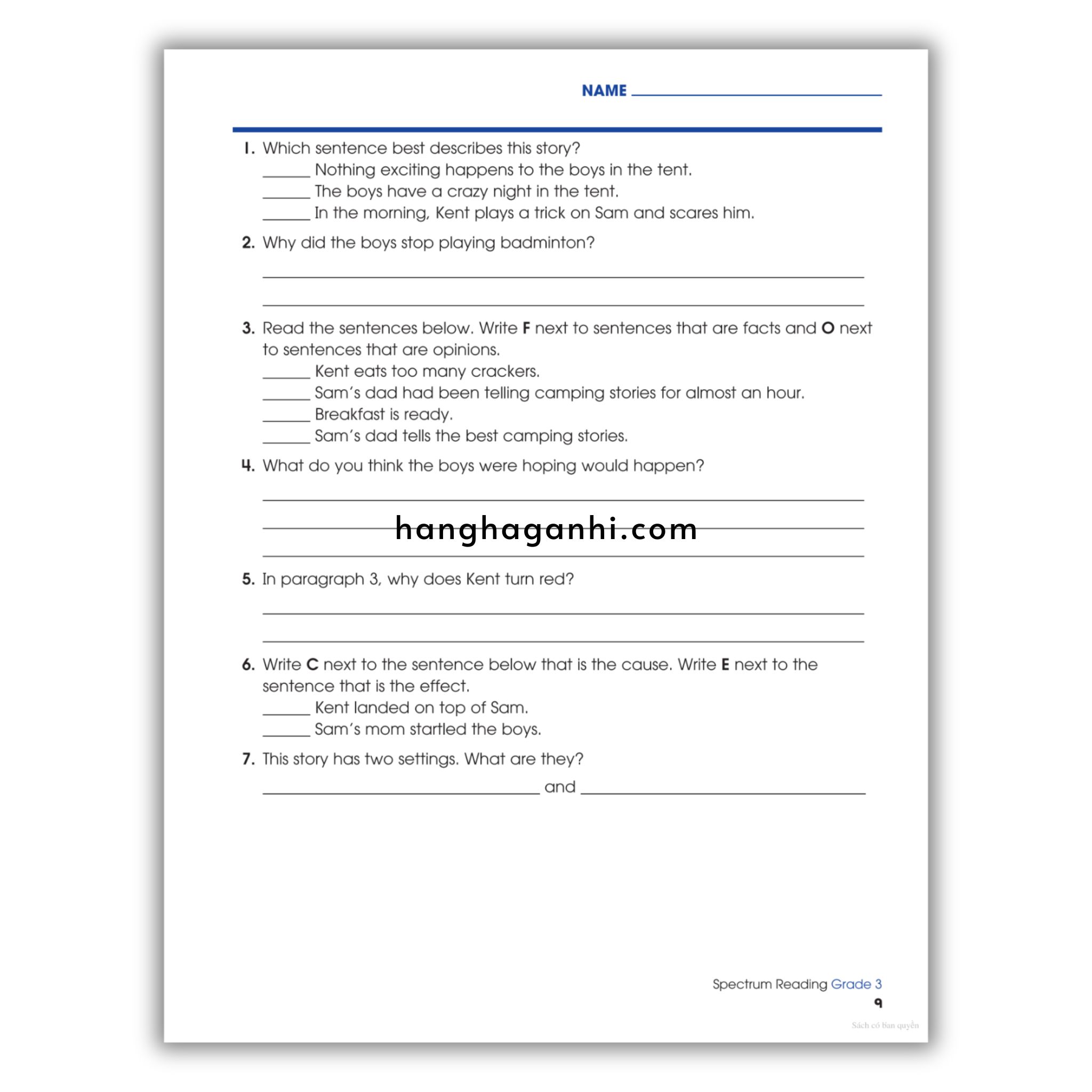 Sách Spectrum Reading Workbook Grade 3_thumbnail_12