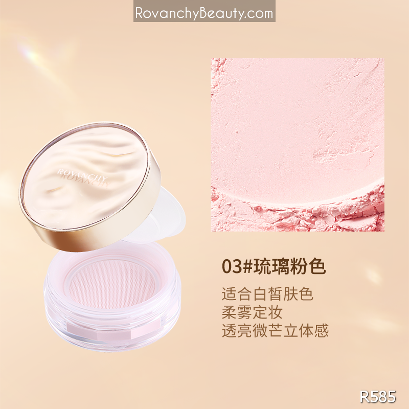 Phấn Phủ R585 ROVANCHY Siêu Nhẹ Mịn, Kiềm Dầu, Không Trôi - 3 Tone Màu Tự Nhiên, Mịn Màng Cả Ngày_thumbnail_8