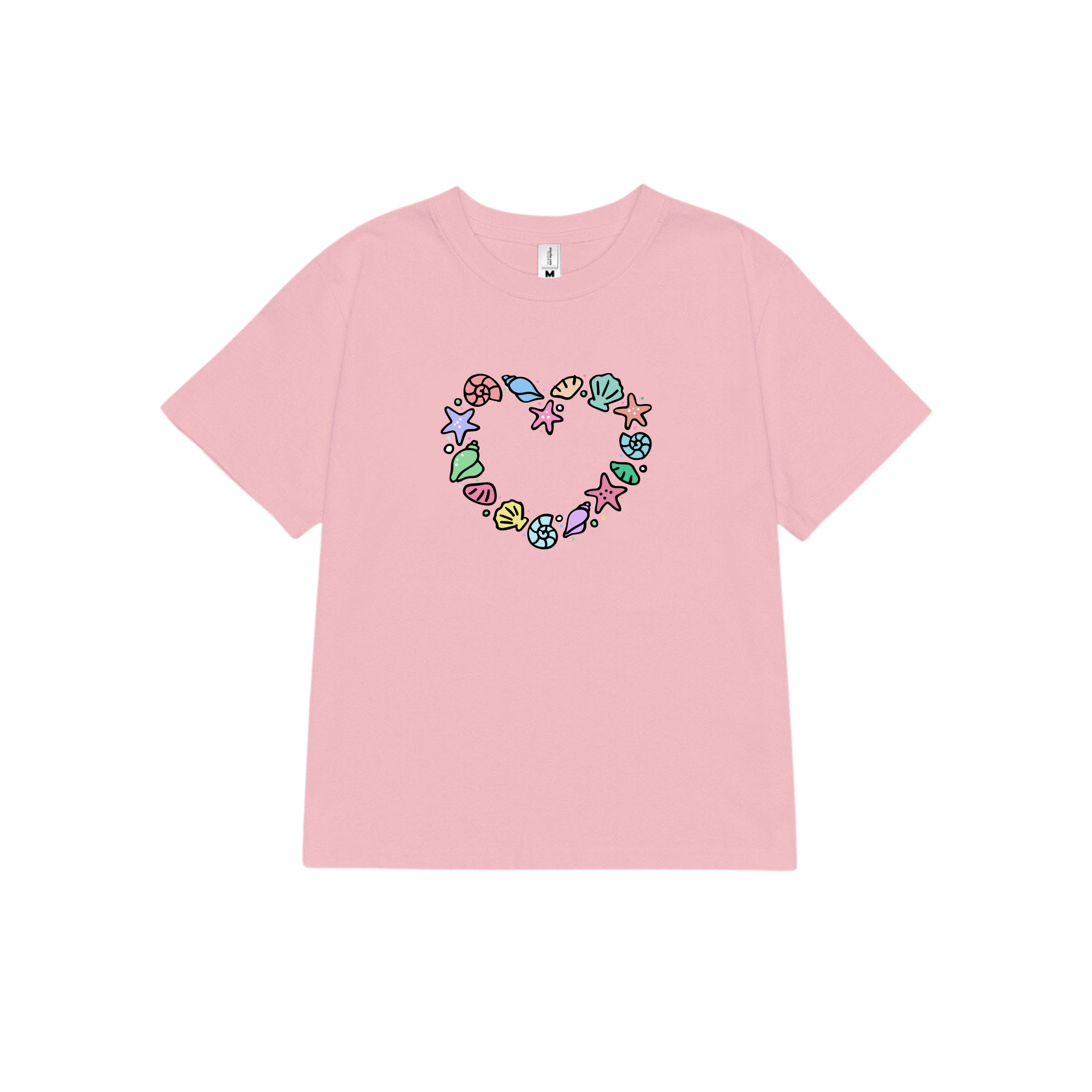 Áo thun baby tee mùa hè in trái tim xinh xắn ABD1024 Miucho tay ngắn Cổ tròn hotrend in artwork_thumbnail_17