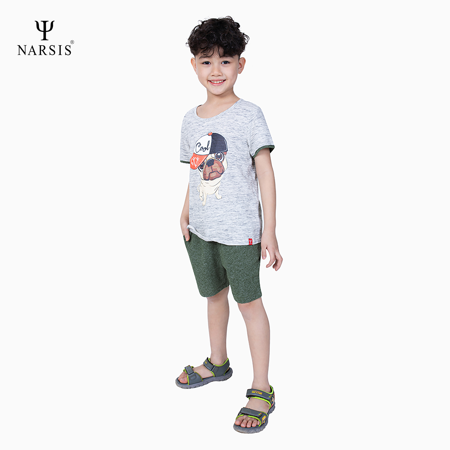 BỘ HÈ BÉ TRAI KE0028 NARSIS CHẤT LIỆU THOÁNG MÁT, DỄ CHỊU, THOẢI MÁI CẢ NGÀY, DỄ VẬN ĐỘNG_thumbnail_3