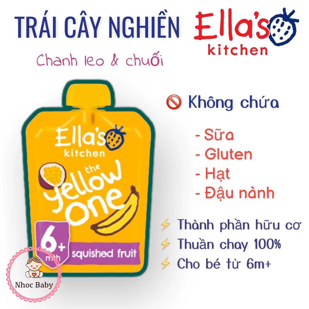 Hoa quả nghiền ella vàng bắp