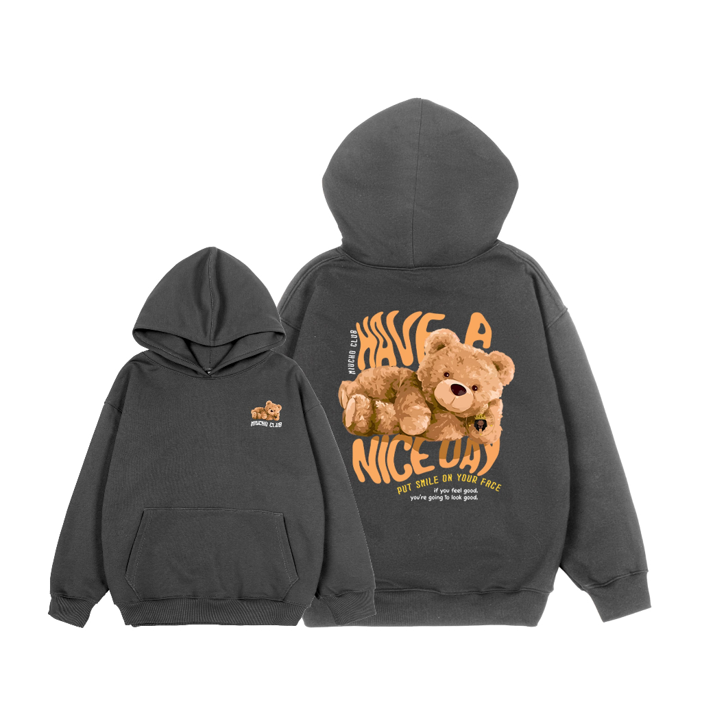 Áo hoodie unisex form rộng HDD499 Miucho chân cua in mix_thumbnail_9