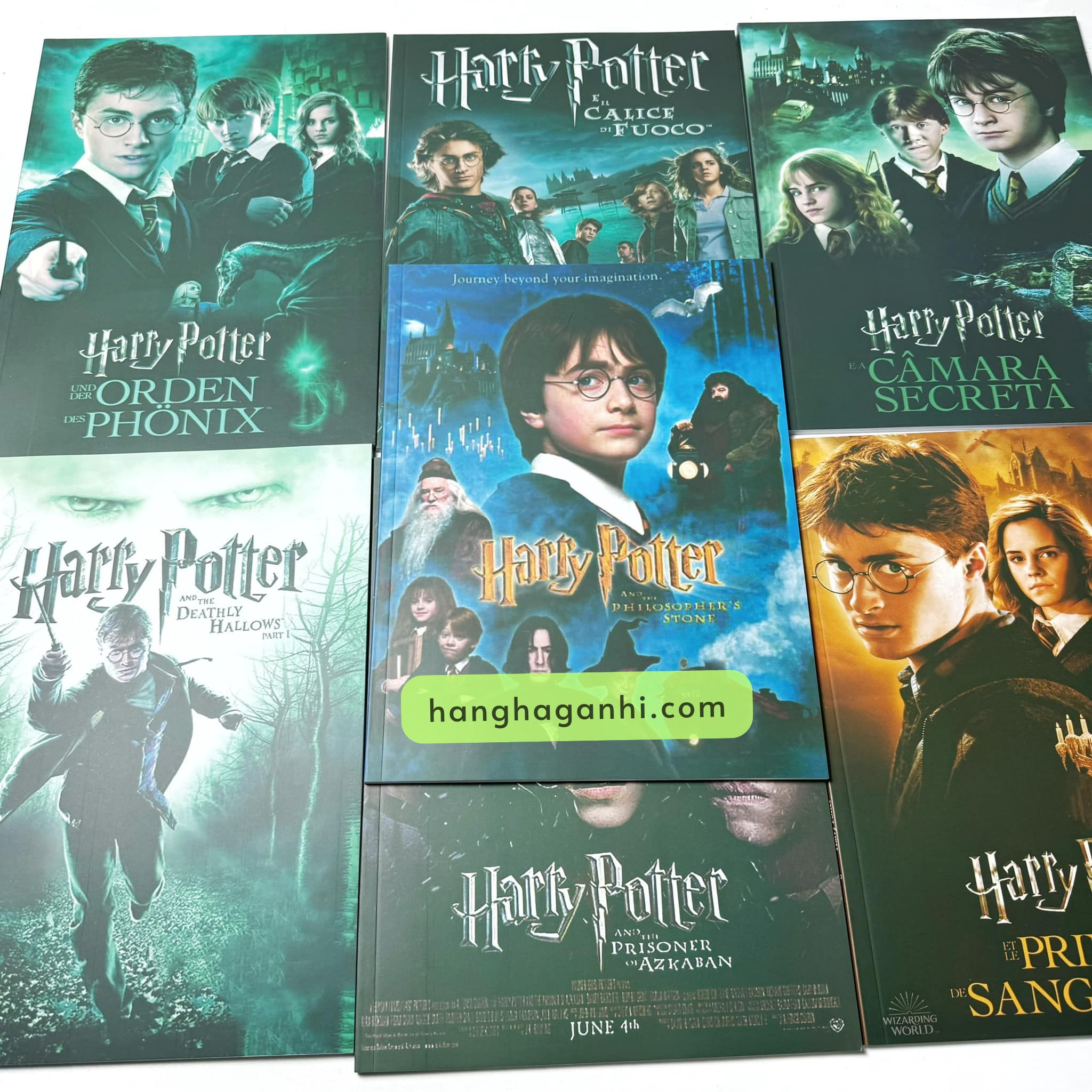 Bộ 7 cuốn Harry Potter Film Edition sách nhập khẩu