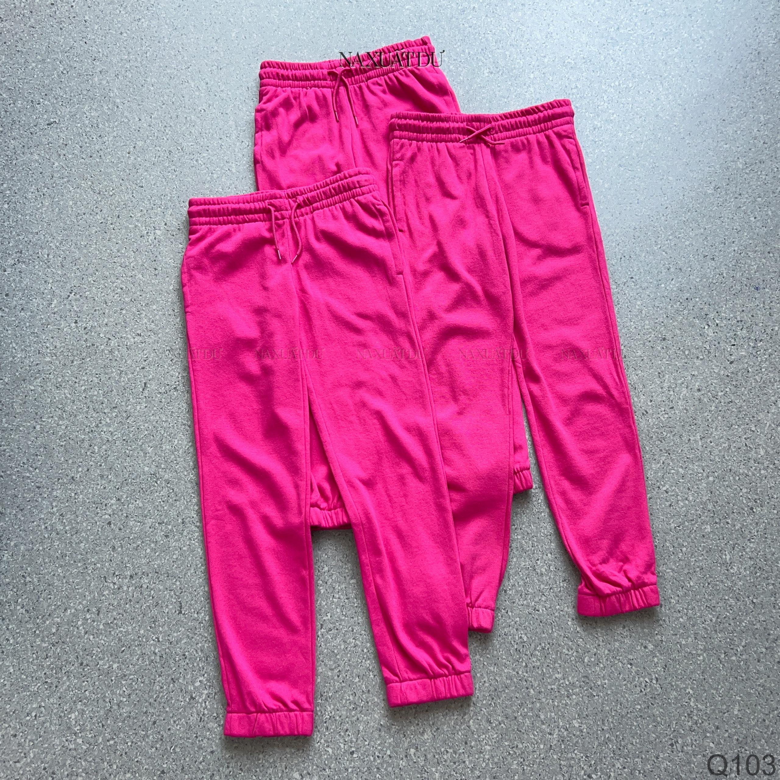 Set 4 Quần jogger KIDS màu hồng - Q103 (SALE)_thumbnail_2