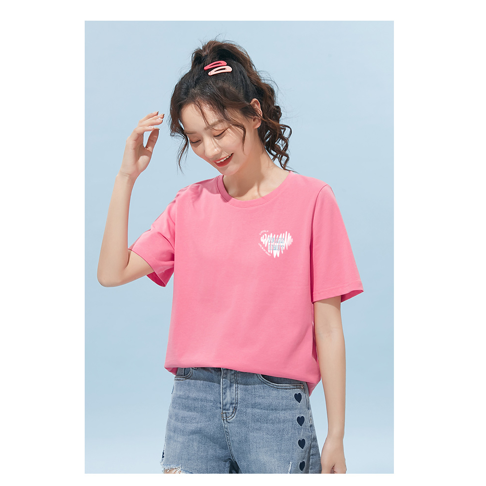 [Form rộng] Áo phông nữ hình tim nhỏ - LOZA CT4159_thumbnail_2