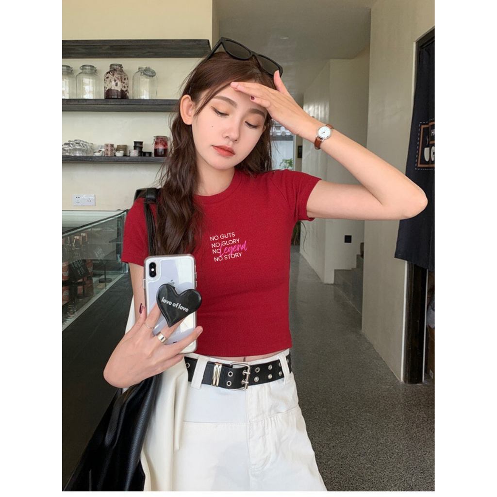 [Form ôm] Áo croptop nữ dáng ôm body chất thun borip co giãn 4 chiều - LOZA G0140_thumbnail_5