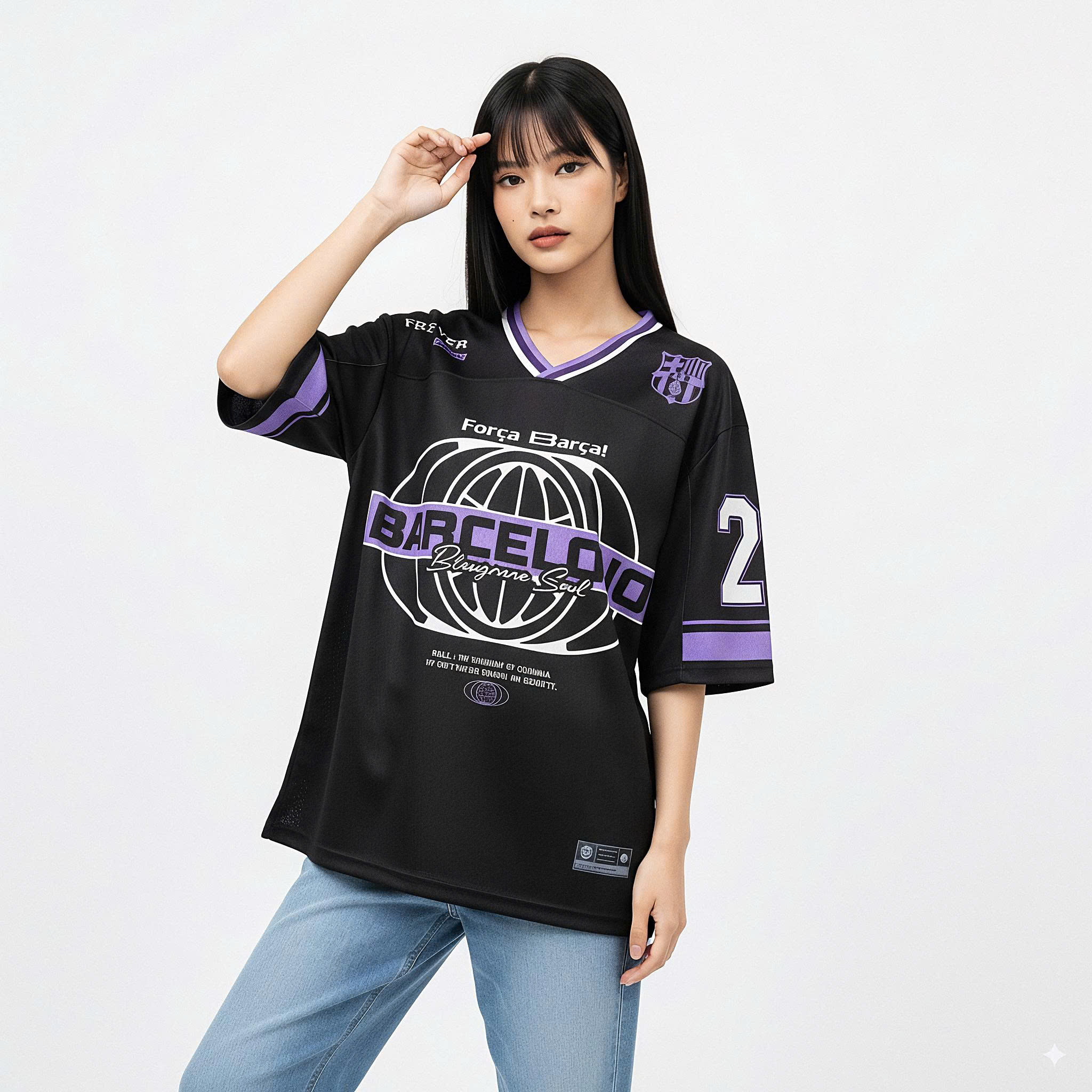 Áo Jersey Strivend CLB Barca đen_thumbnail_8