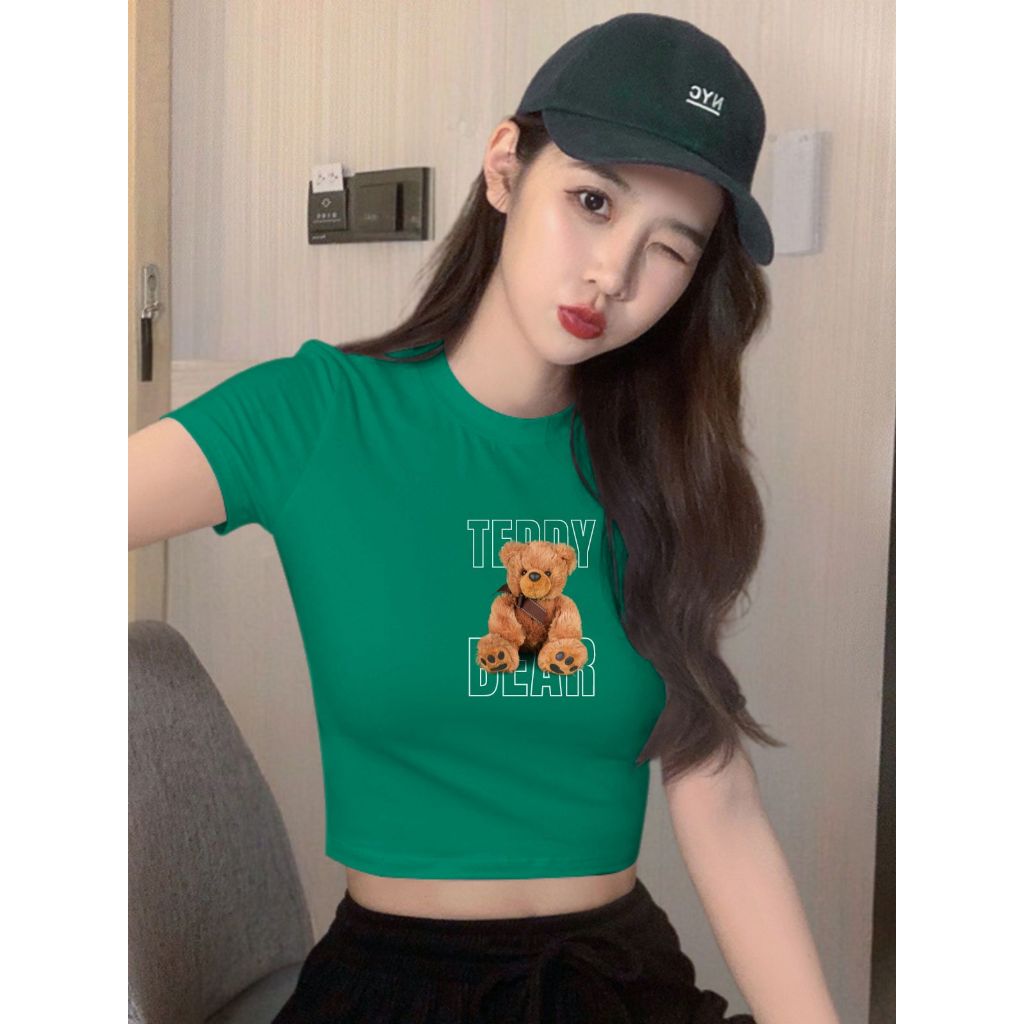 [Form Ôm] Áo croptop ôm body - Áo croptop nữ nhiều màu chất cotton 4 chiều - LOZA G0160_thumbnail_8