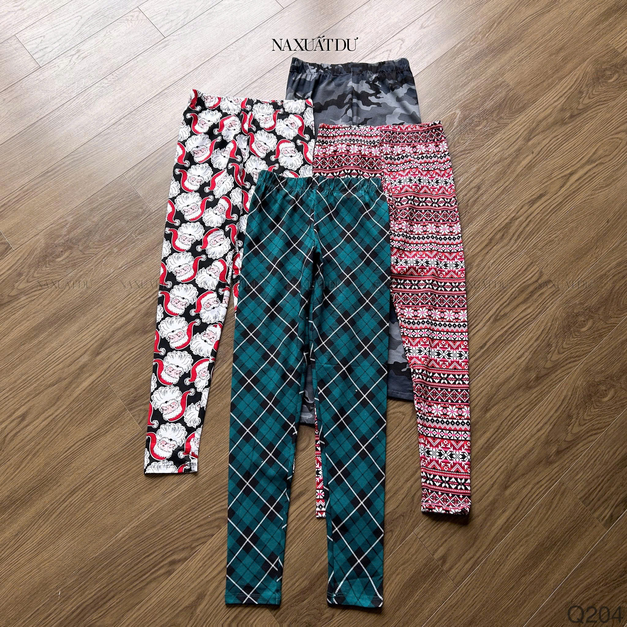 Set 4 quần legging hoạ tiết - Q204 (SALE)_thumbnail_9