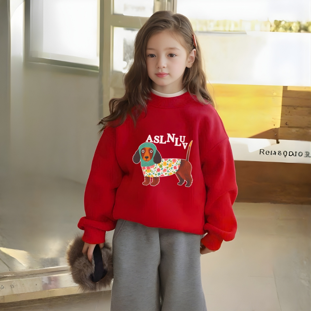 Áo nỉ sweater bé gái nhiều hình dễ thương - Loza Kids IN023_thumbnail_6