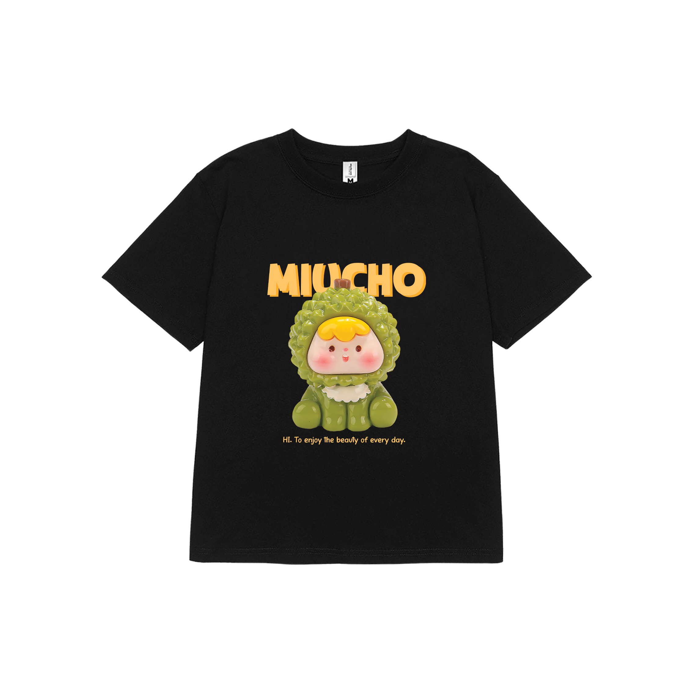 Áo baby tee in hoạt hình dễ thương form ôm ABD1567 Miucho vải cotton co giãn thoải mái cổ tròn in mix_thumbnail_0