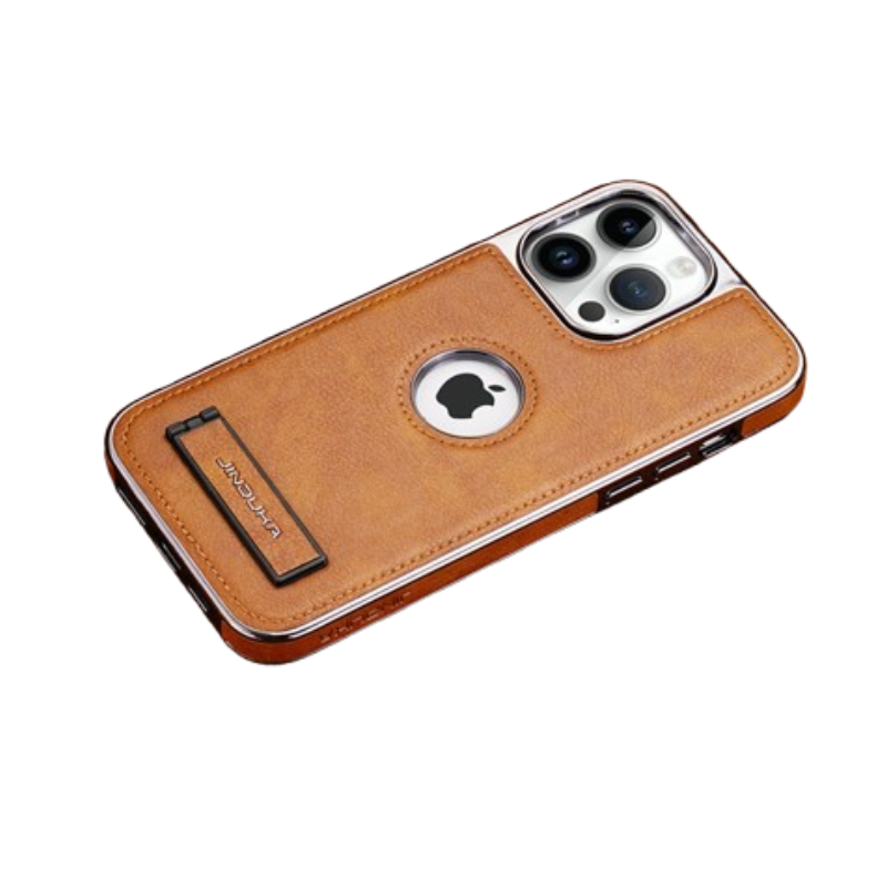 ỐP LƯNG BAO DA SANG TRỌNG CÓ GIÁ ĐỠ TÍCH HỢP VÒNG MAGSAFE ẨN