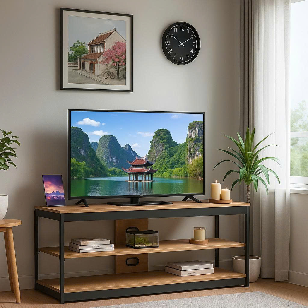 Kệ Tivi 65 Inch 17 Stories màu OAK