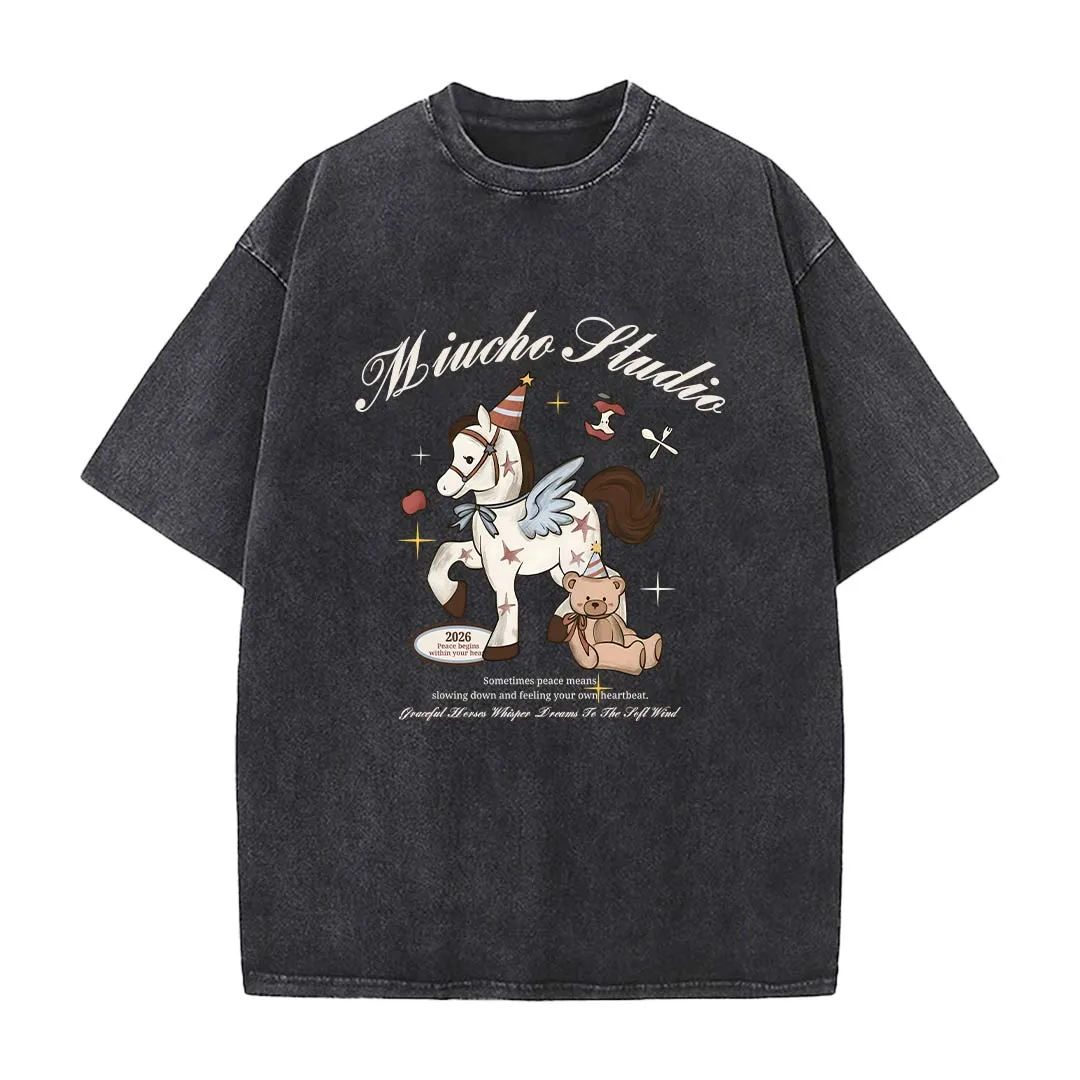 Áo thun nữ form rộng Miucho chất vải cao cấp dày dặn thoáng mát Thiên Mã in mix 2829_thumbnail_0