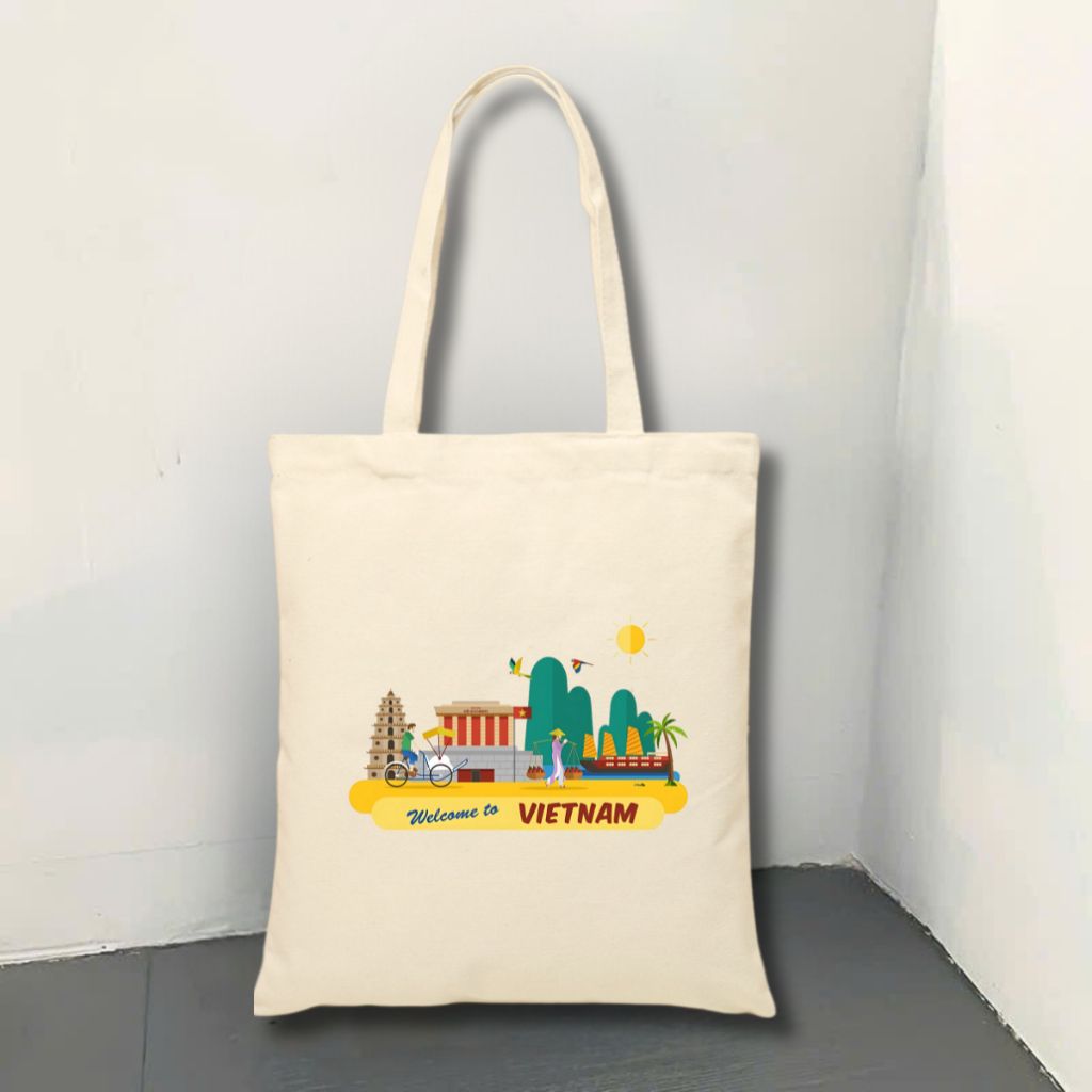 Túi tote vải canvas BST Tôi yêu Việt Nam có khoá kéo và ngăn phụ đi học, đi chơi - 𝐖𝐞 𝐓𝐞𝐞 TOTE10_thumbnail_12