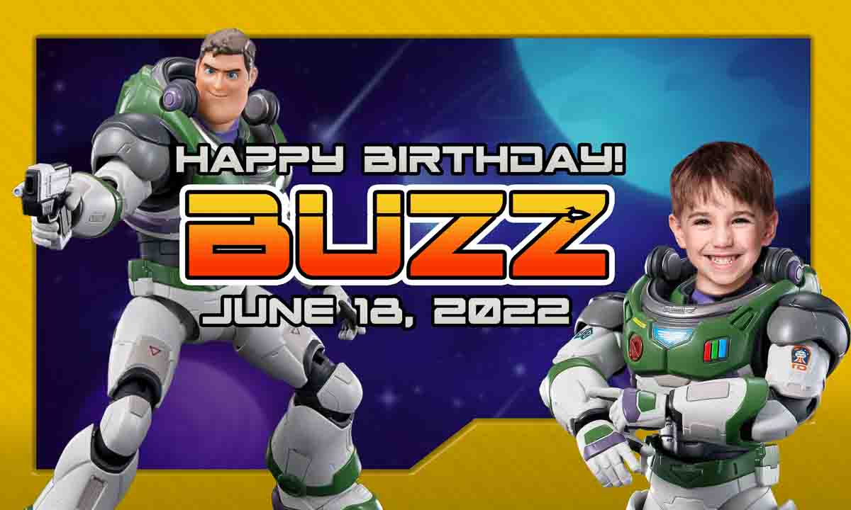 Buzz Lightyear Theme Birthday Tarp