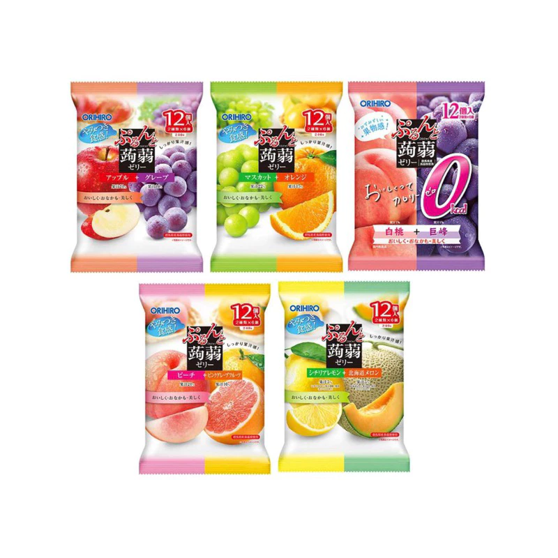 Thạch trái cây orihiro mix vị