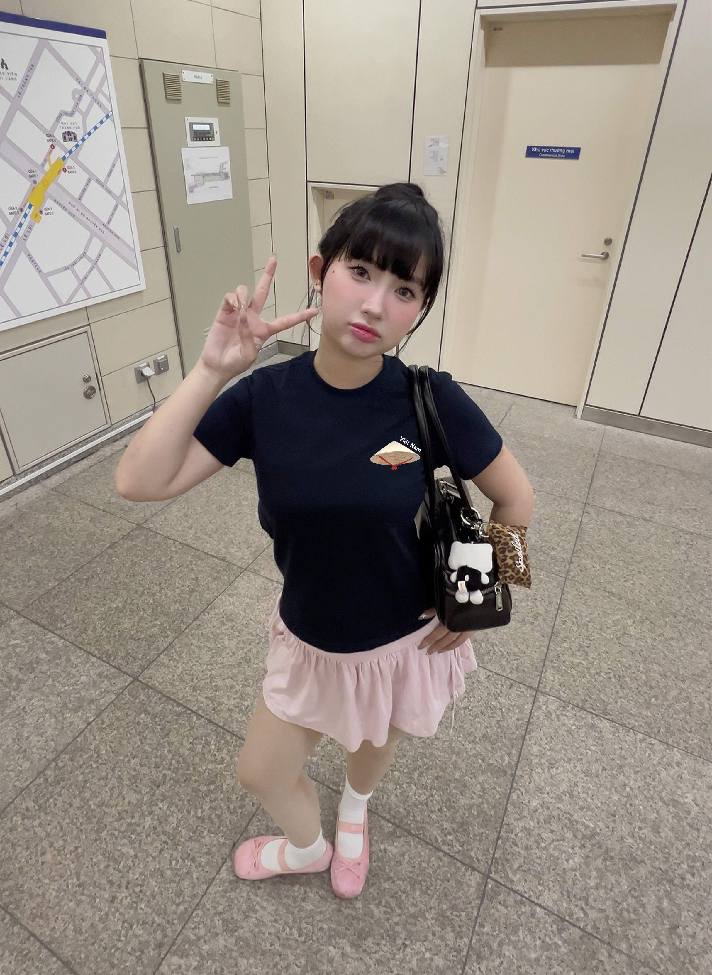 Áo baby tee ôm body Việt Nam tôi yêu 2172 Miucho cổ tròn vải cotton 4c thoáng mát in mix_thumbnail_6