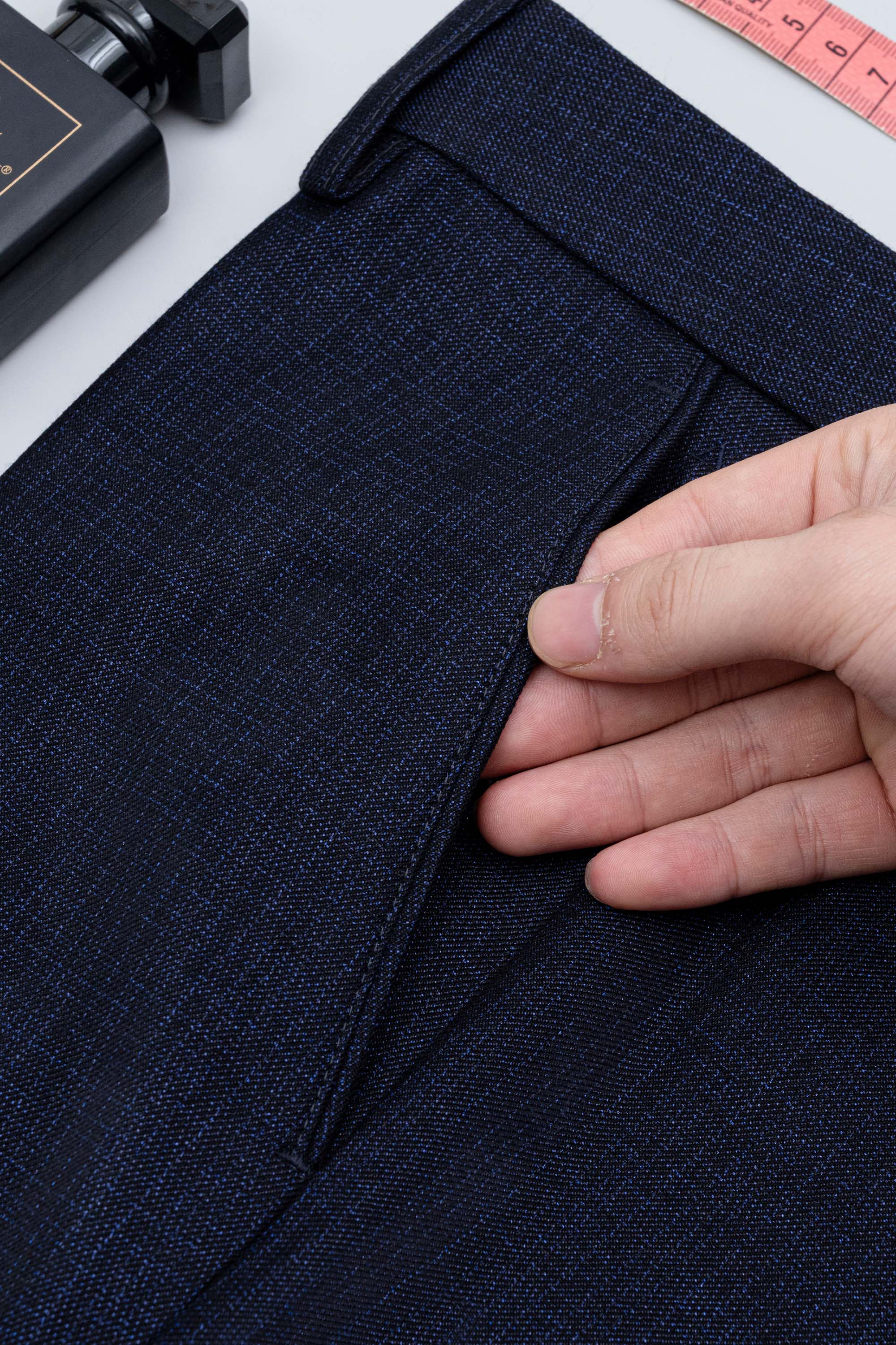 Quần Âu 0 Ly Cổ Điển Tweed Nam Trung Niên Dày Dặn Chống Nhăn_thumbnail_9