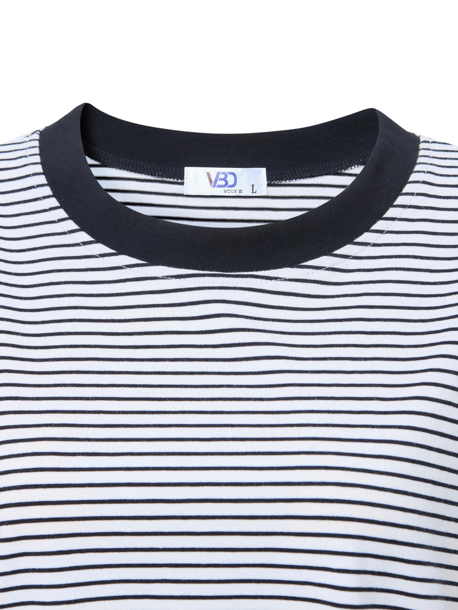 BIGSIZE -Áo thun sọc kiểu phối viền bigsize AK089 dành cho nàng béo_thumbnail_4