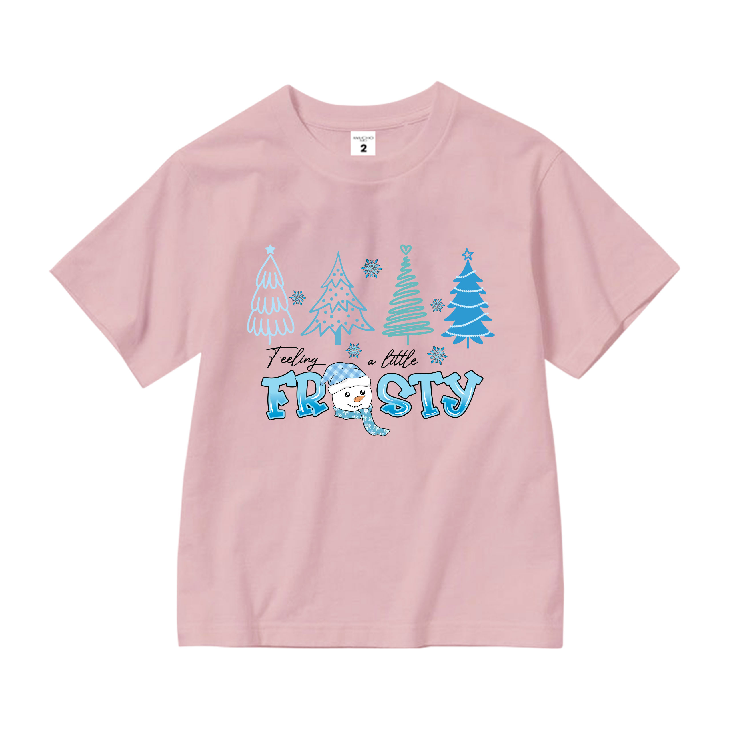 Áo thun bé gái giáng sinh noel from rộng chất vải cotton thoáng mát AED1704 Miucho Kid in artwork_thumbnail_12