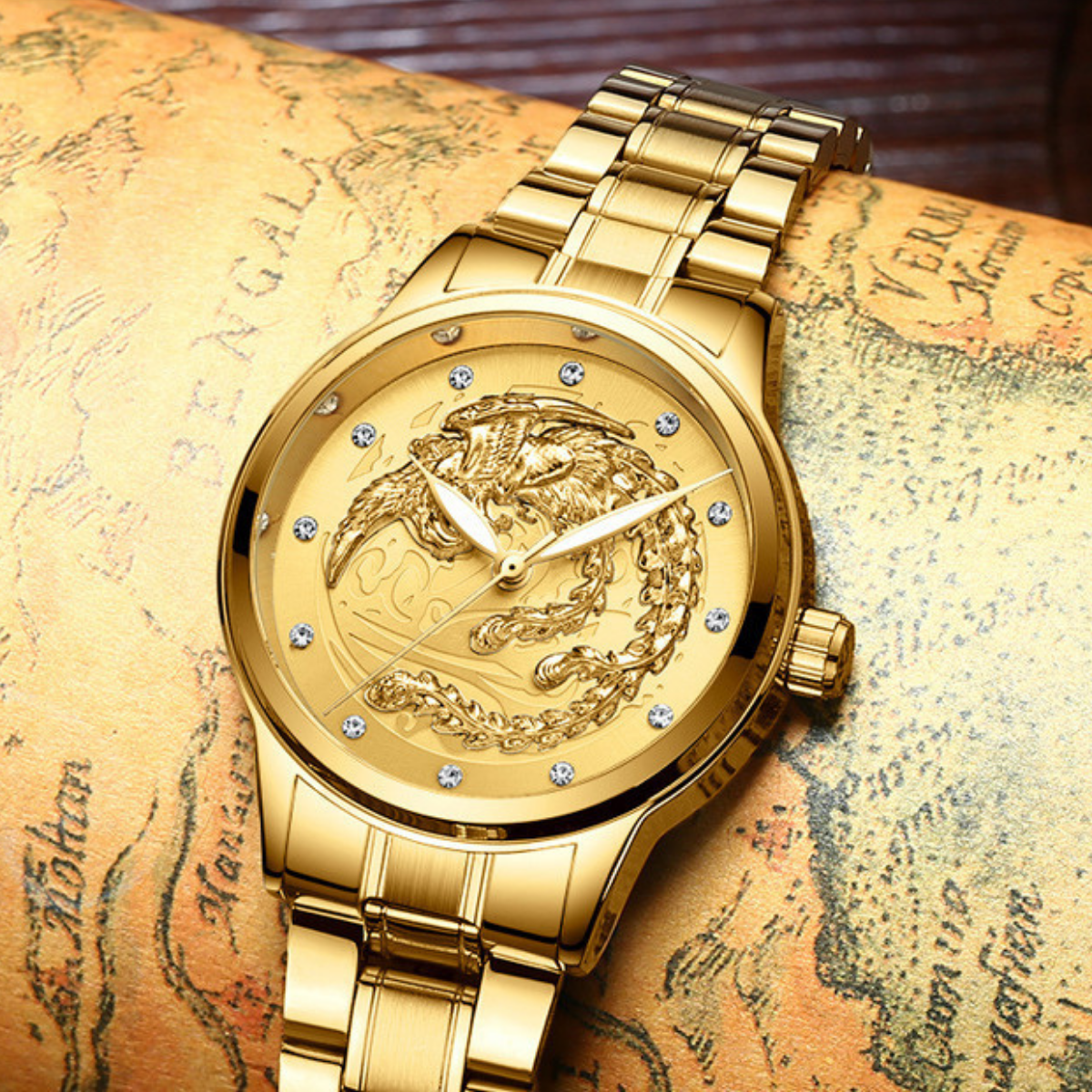 Đồng Hồ Nữ Mặt Phụng Thép Không Gỉ Dây Kim Loại Cao Cấp_thumbnail_4