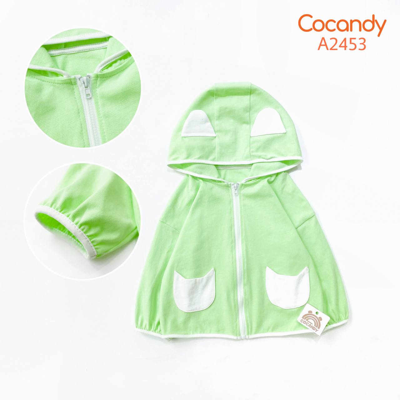 Áo khoác mỏng tai mèo XANH LÁ_thumbnail_0