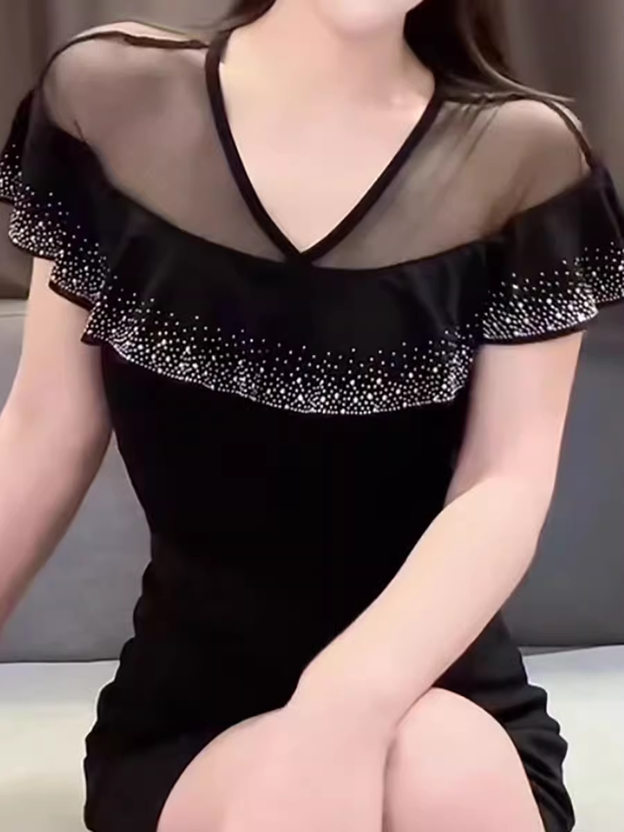 17527-Áo kiểu tay tiên ép hạt vai phối voan( thun ladong, voan)_thumbnail_2