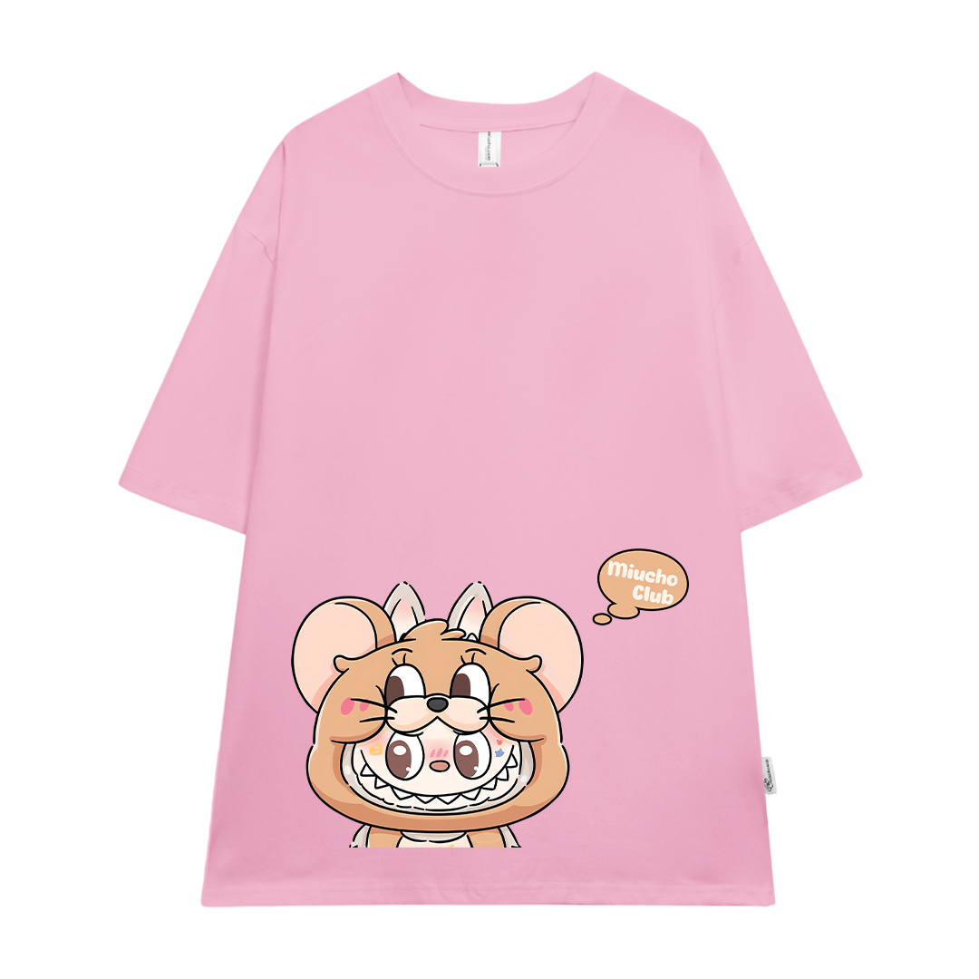 Áo thun cặp đôi couple labubu Tom and Jery đáng yêu ATD1472 Miucho vải cotton cổ tròn in mix_thumbnail_0