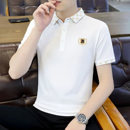 Áo Thun Polo Nam Cá Sâu ECOLLECT Thêu Chữ BB Cao Cấp