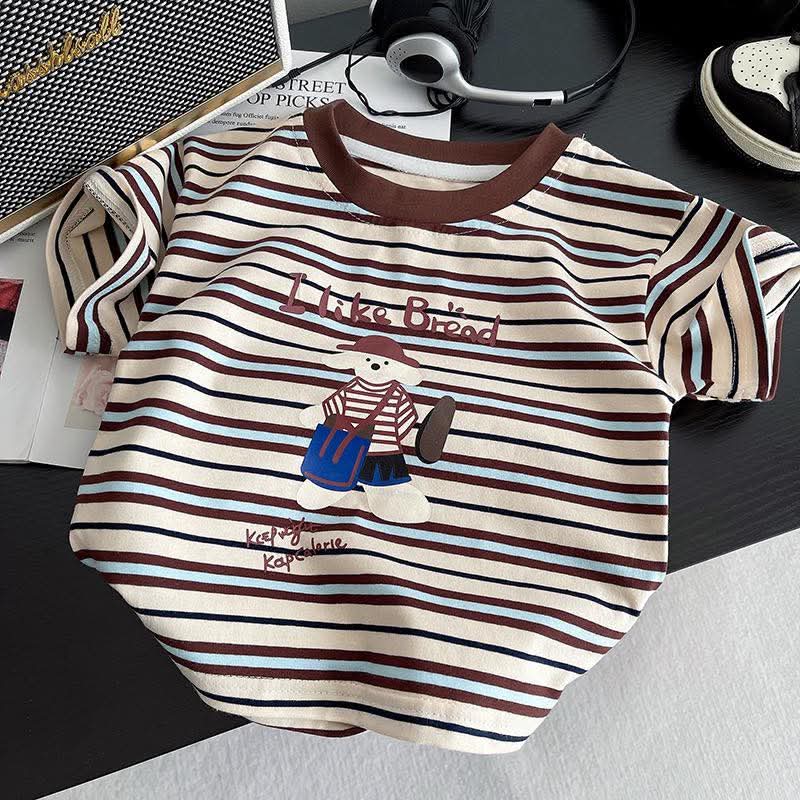 Set bộ cotton kẻ gấu nâu_thumbnail_3