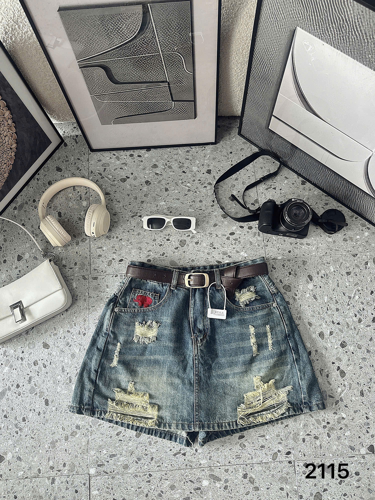 BIGSIZE NỮ -Quần váy jean thêu voi T-QVJ2115_thumbnail_5