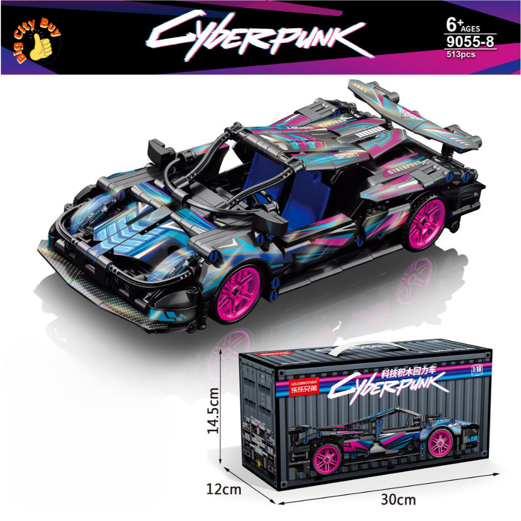 [RẺ VÔ ĐỊCH] Đồ Chơi Xe lắp ráp mô hình Technic Cyber Punk Siêu Ngầu, Sáng Tạo Cho Bé_thumbnail_6